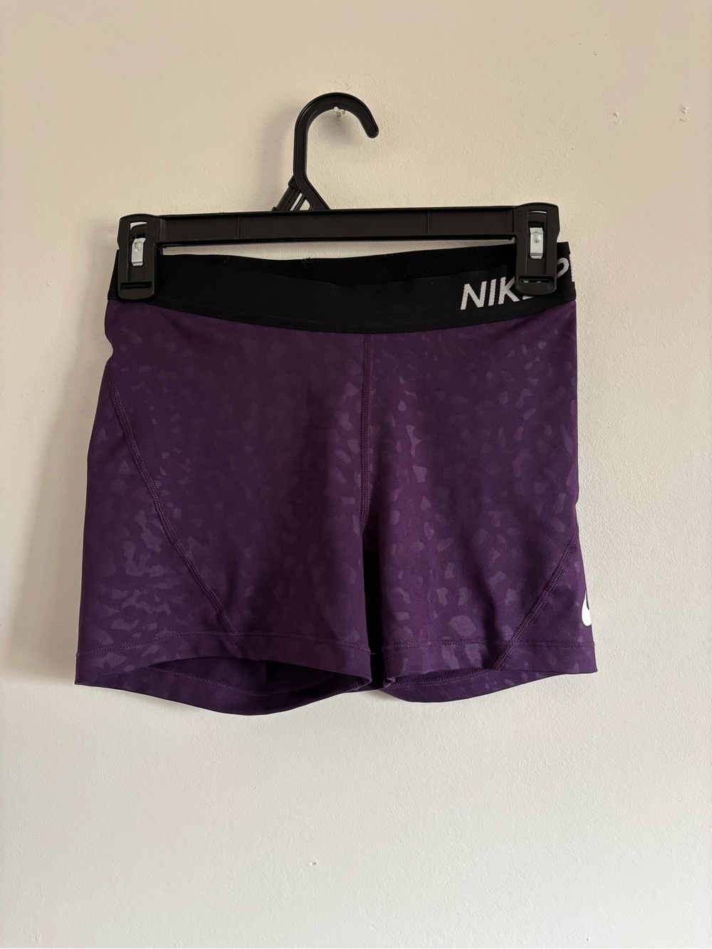 Nike Women's Deep Purple Athletic Compression Shorts